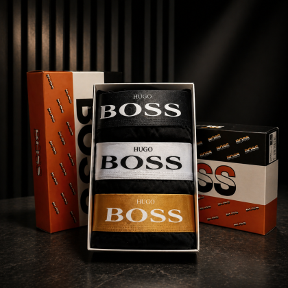 Lot de 3 Boxers à logo Hugo Boss