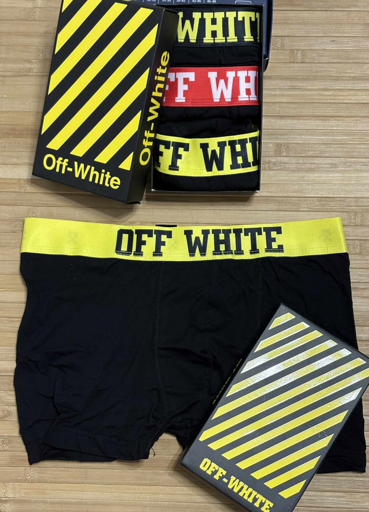 Lot de 3 Boxers à logo Off-White en 3 couleurs