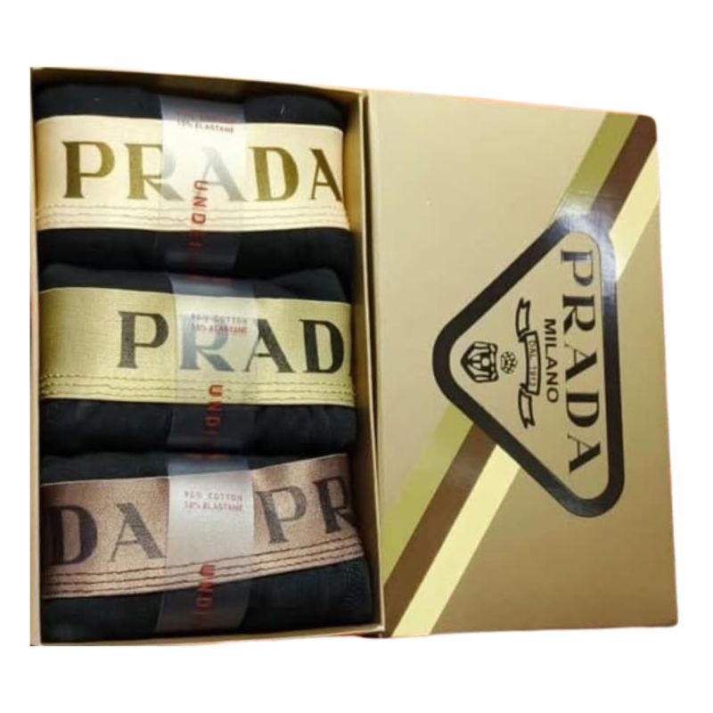 Lot de 3 Boxers à logo Prada