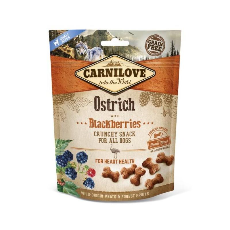 Carnilove Ostrich Blackberries Crunchy Snack 200 g