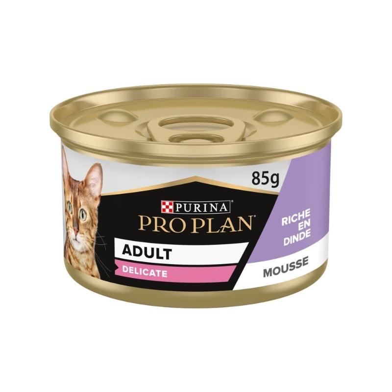 Purina Pro Plan Adult Delicate Mousse Dinde 85 g