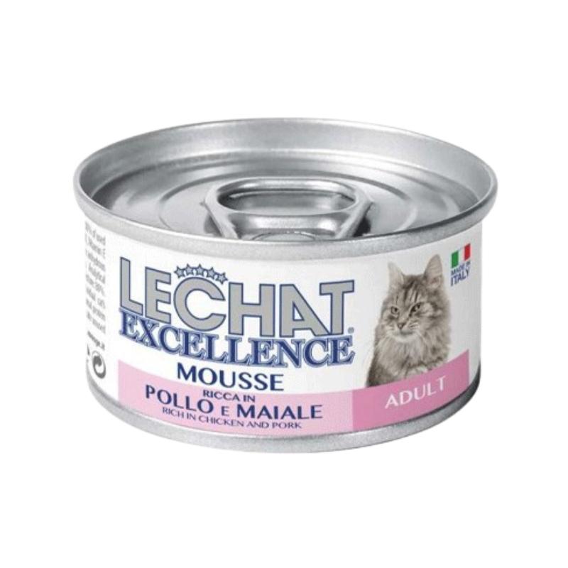 LeChat Excellence Mousse Poulet et Jambon 85 g