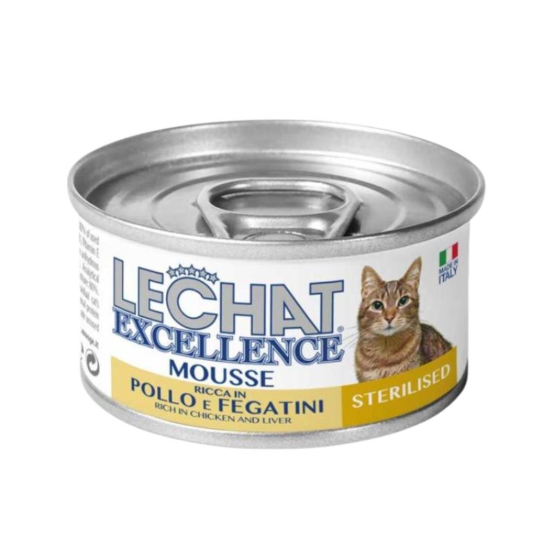 LeChat Excellence Mousse Poulet et Foie Sterilised 85 g