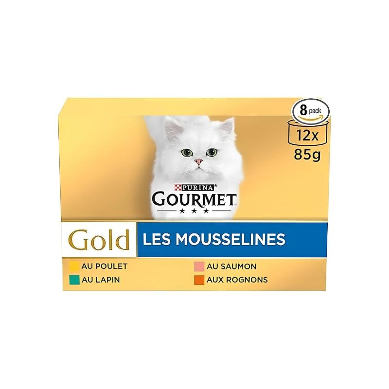 Purina Gourmet Gold Les Mousselines Multipack 12x85 g