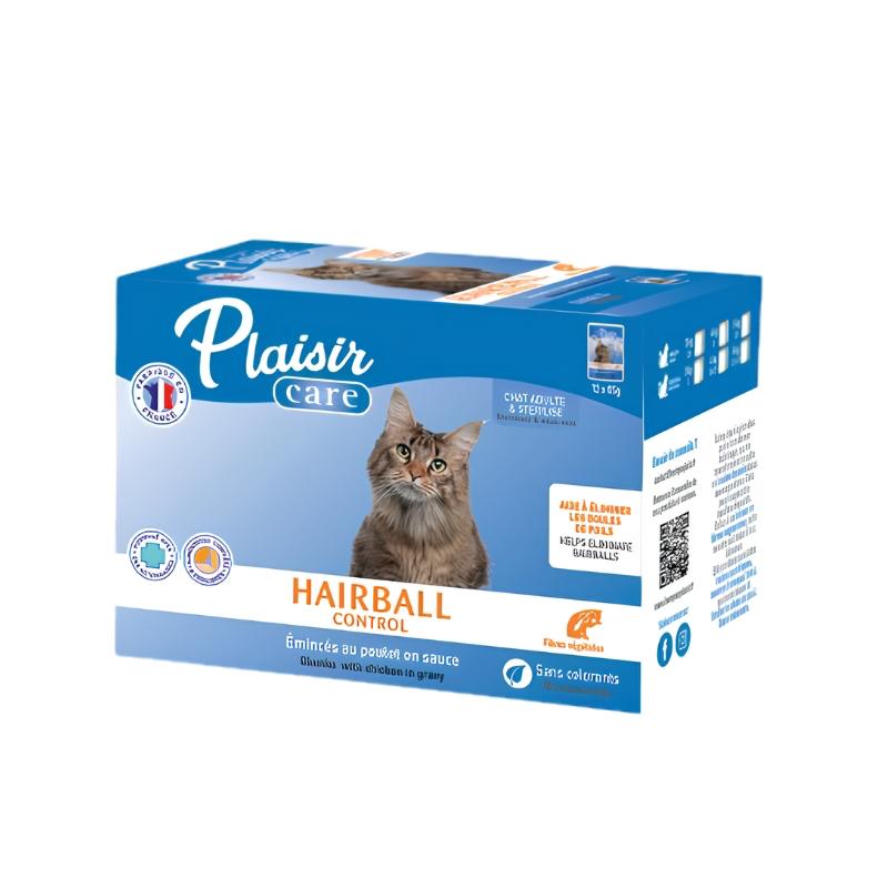 Plaisir Care Hairball Control Pack 12x85 g