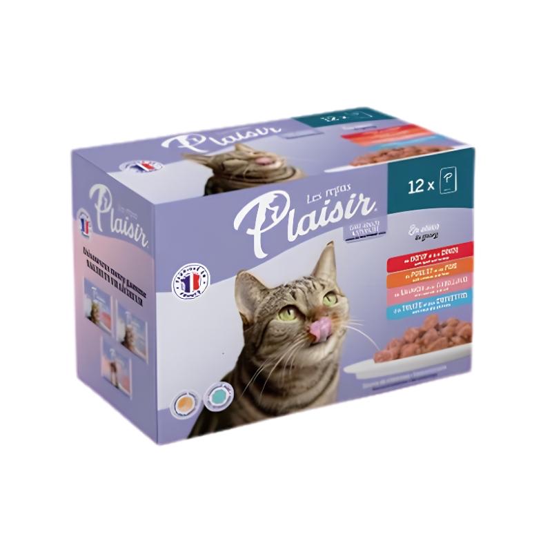 Plaisir Chat Adulte Sterilise Multipack Eminces 12x85 g