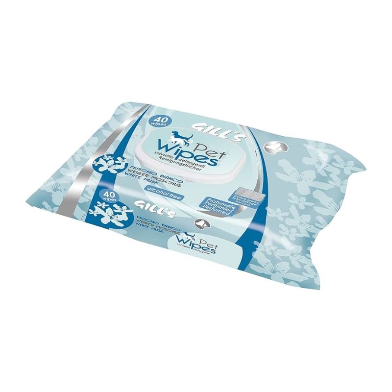 Croci Pet Wipes White Musk 40 pièces