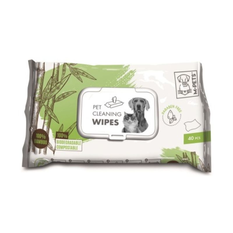 M-Pets Lingettes Nettoyantes 40 pièces