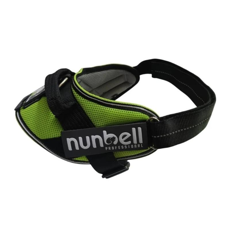 Nunbell Kit Laisse et Collier Kaki Noir
