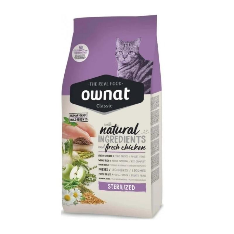 Ownat Classic Cat Sterilized Chicken 1.5 kg