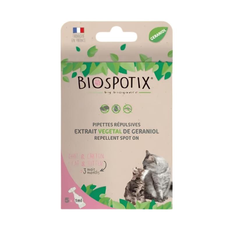 Biospotix Pipettes Repulsives Chat et Chaton 5x1 ml