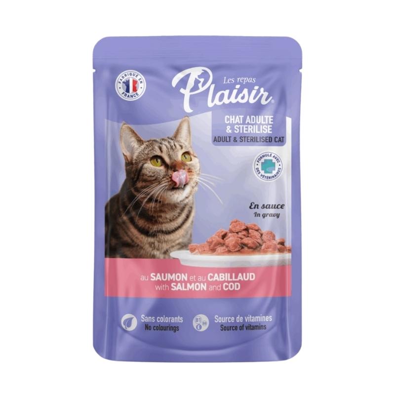 Pochon Plaisir au Saumon et au Cabillaud 100gr