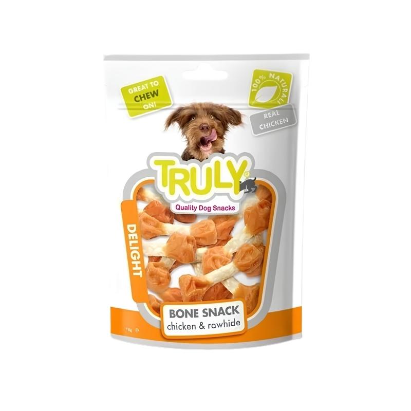Truly Os à mâcher pour chiens avec poulet séché et bœuf - 90g