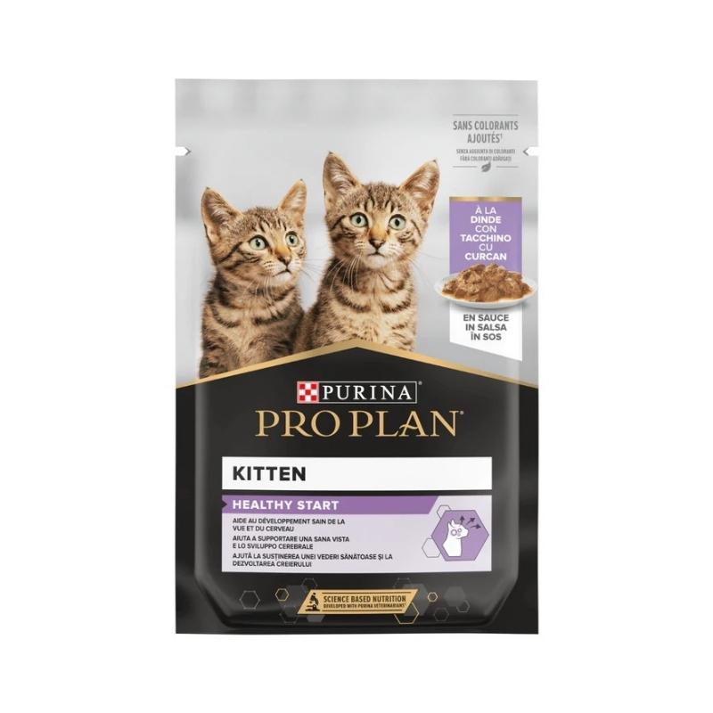 Purina Pro Plan – Pochon Kitten à la Dinde pour Chaton en Croissance – 85 g