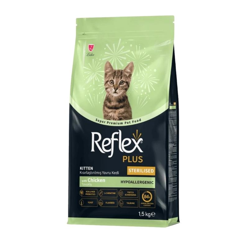 Reflex Plus Sterilised Hypoallergenic au Poulet pour Chatons – 1,5 kg
