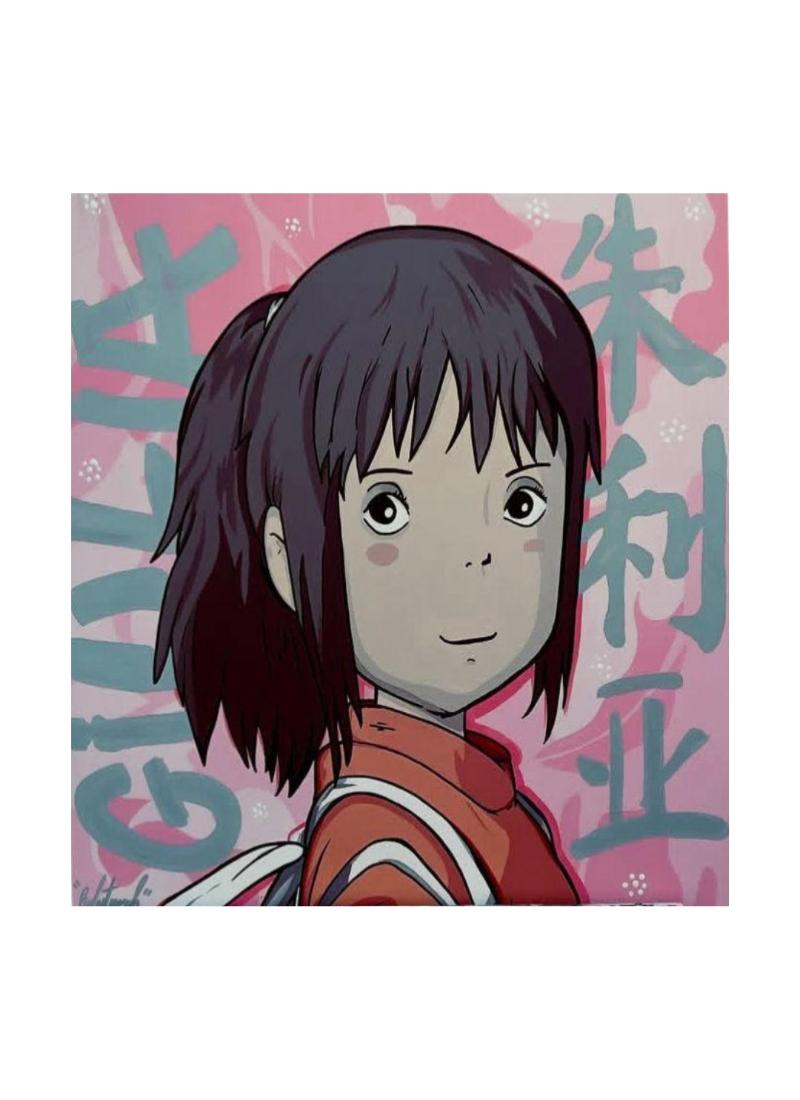 Chihiro Ogino painting