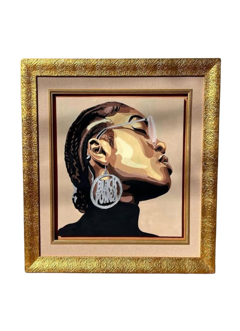 Black Power painting