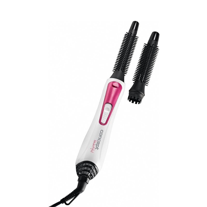 CONCEPT Hausgeräte KF-1310FI Hot Air Brush – 2 Attachments 20 & 16 mm