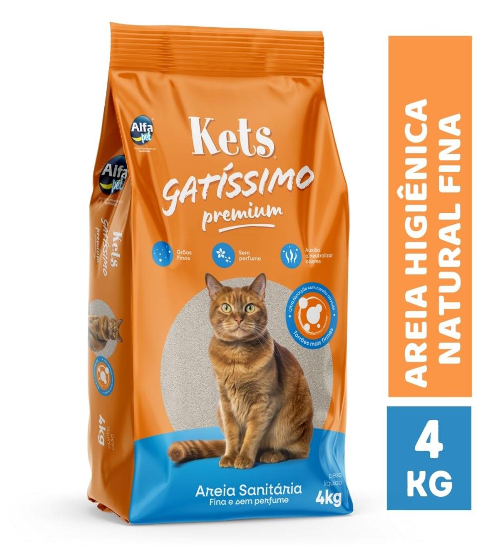 Litière Hygiénique Premium pour Chat Kets Gattisimo 4kg