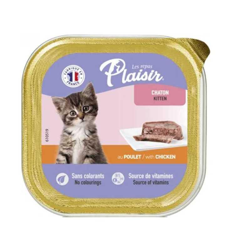 Plaisir barquette pour chaton 100 g
