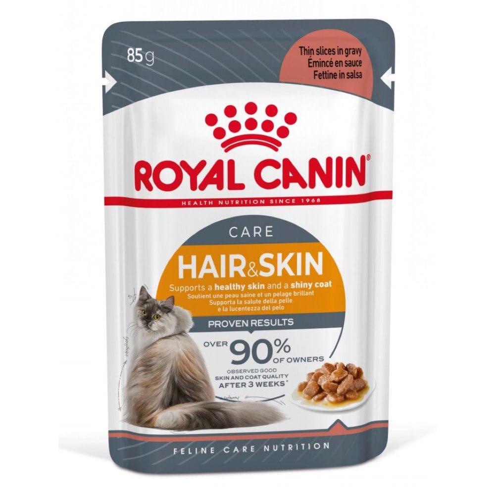 Royal Canin Hair & Skin Care en sauce 12 × 85 g