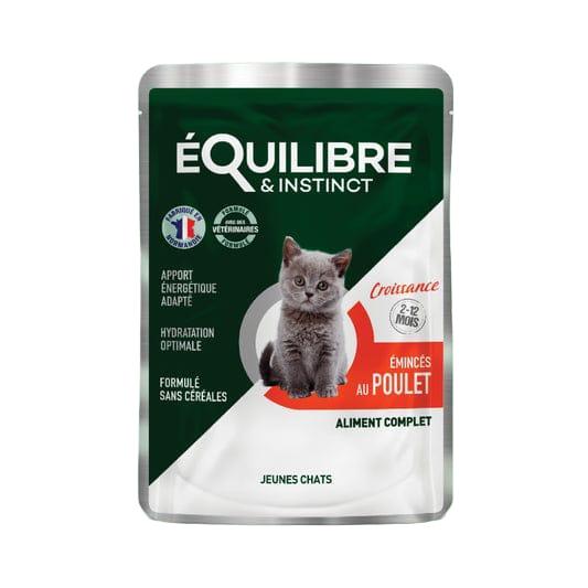 Équilibre & Instinct croissance chaton poulet 85 g