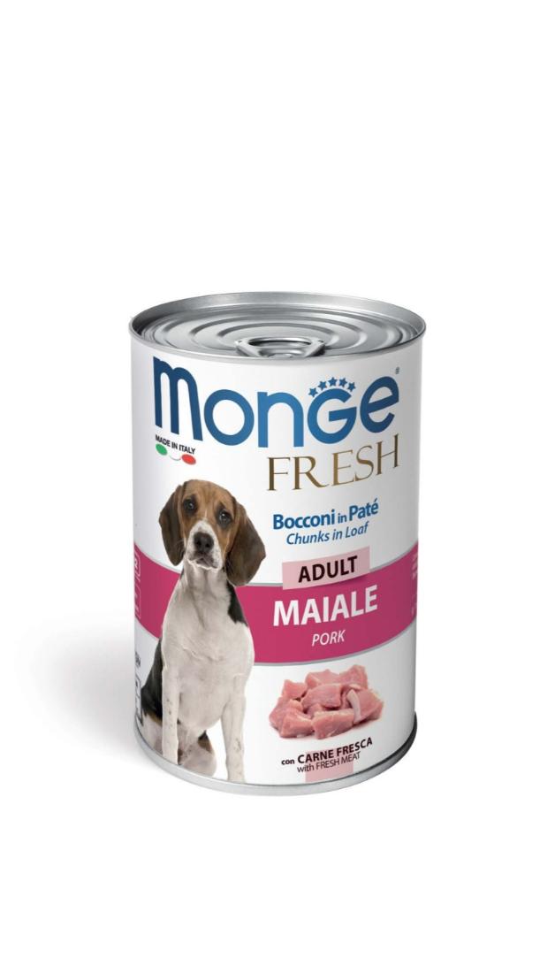 Monge boîte chien porc 400 g